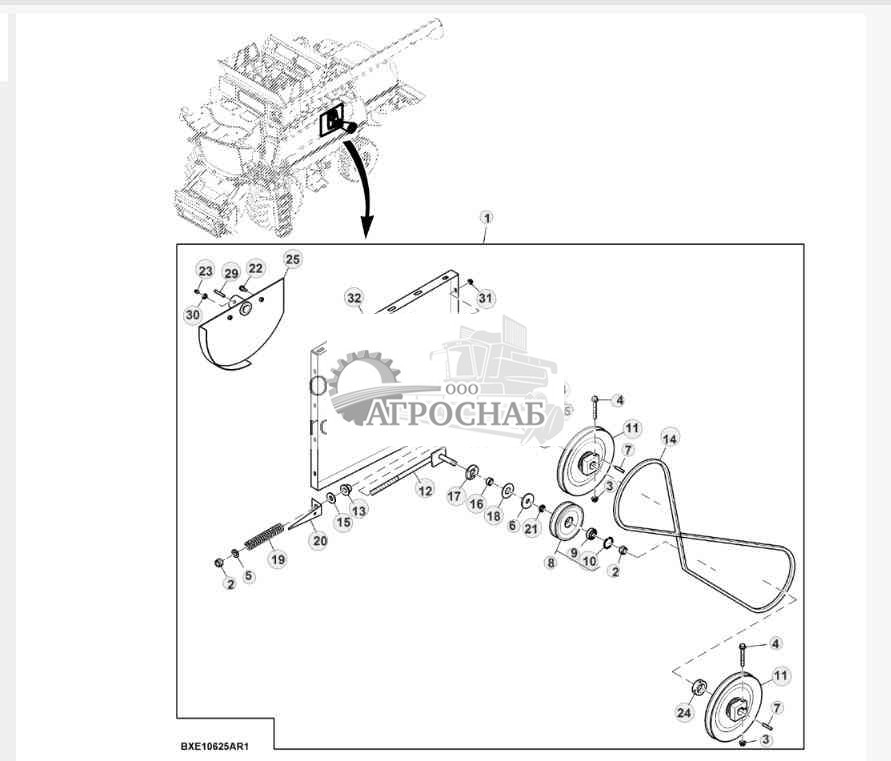 Привод сепаратора, комплект для самостоятельной установки 